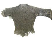 Mittelalterliches Kettenhemd im Museum von Bayeux